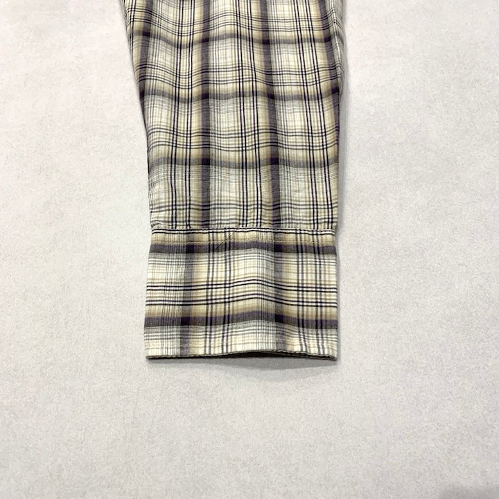 ラングラー Wrangler 長袖シャツ ウエスタンシャツ チェック メンズ3XL