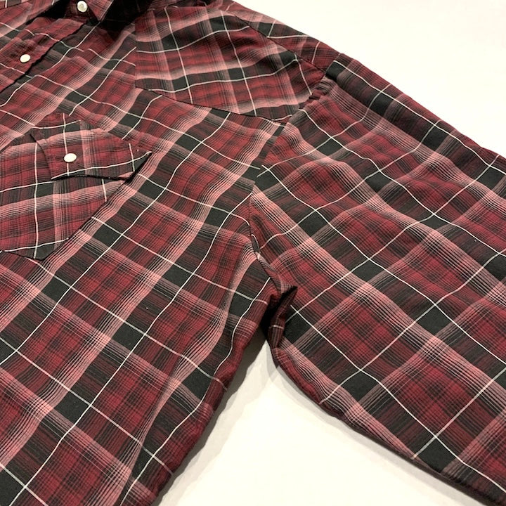 プレインズ PLAINS 長袖シャツ ウエスタンシャツ チェック メンズ3XL