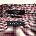 ノーティカ NAUTICA 長袖シャツ チェック 刺繍ロゴ メンズXL
