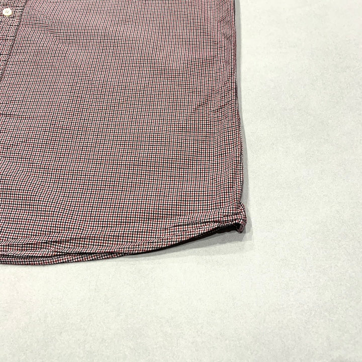 ノーティカ NAUTICA 長袖シャツ チェック 刺繍ロゴ メンズXL
