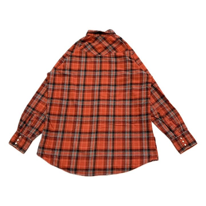 ラングラー 古着 長袖シャツ ネルシャツ チェック XL