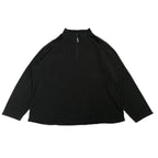 ザノースフェイス THE NORTH FACE スウェット ハーフジップ 黒 メンズ2XL