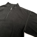 ザノースフェイス THE NORTH FACE スウェット ハーフジップ 黒 メンズ2XL