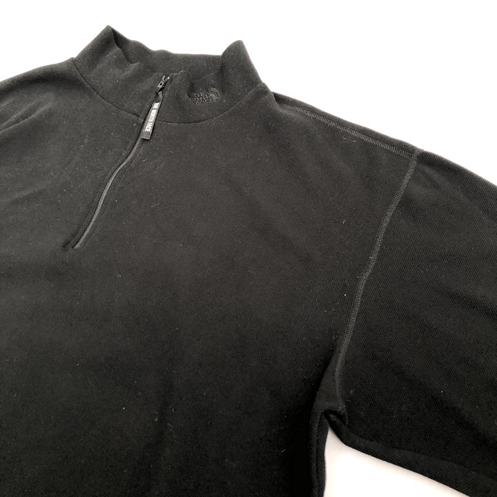 ザノースフェイス THE NORTH FACE スウェット ハーフジップ 黒 メンズ2XL
