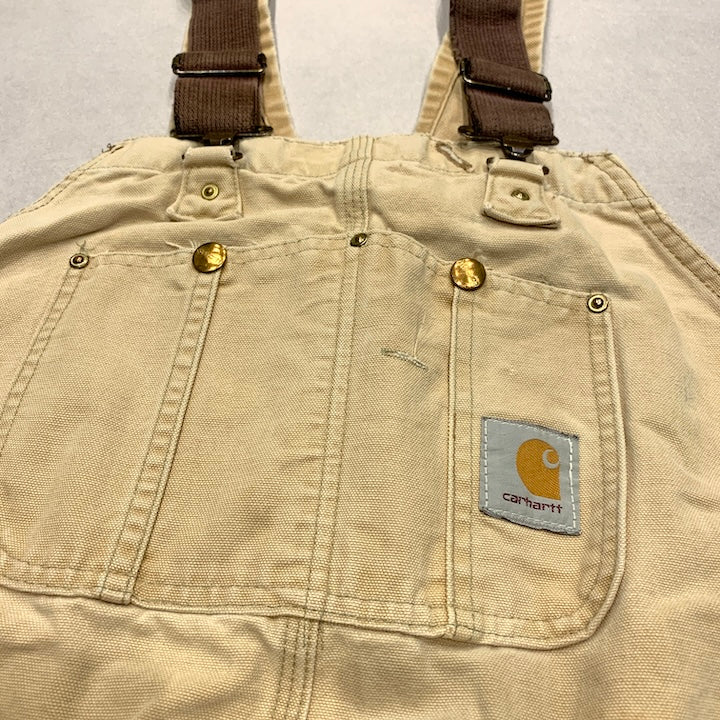 カーハート Carhartt オーバーオール ダブルニー ボタンフライ メンズ3XL