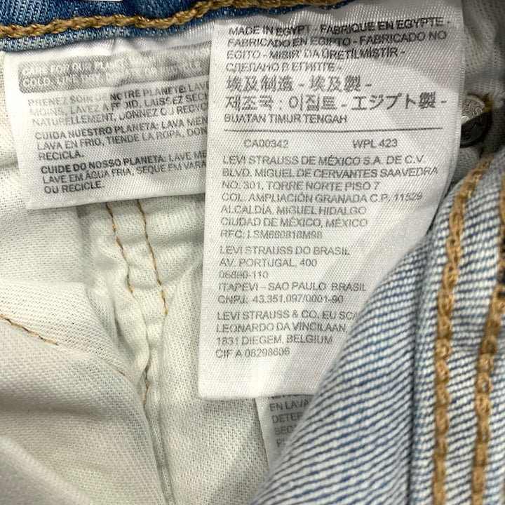 リーバイス 古着 デニム 514 スカイブルー W30 L30