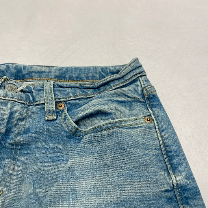 リーバイス 古着 デニム 514 スカイブルー W30 L30