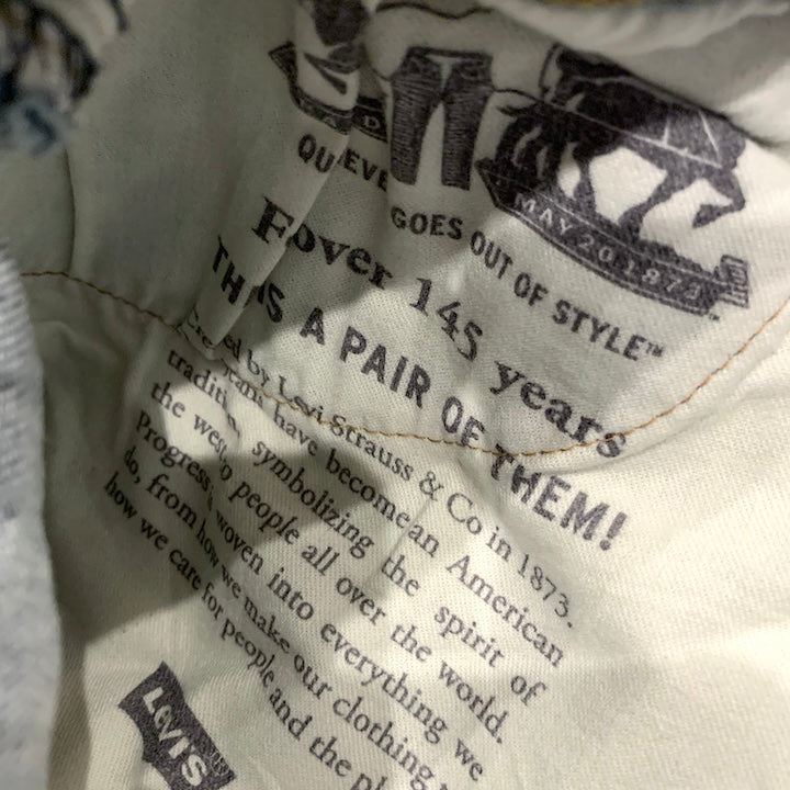 リーバイス 古着 デニム 514 スカイブルー W30 L30