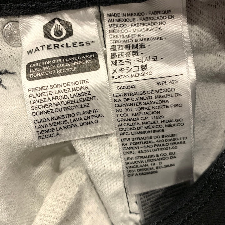 リーバイス Levi's 512 デニム ブラック W31 L30 メンズ