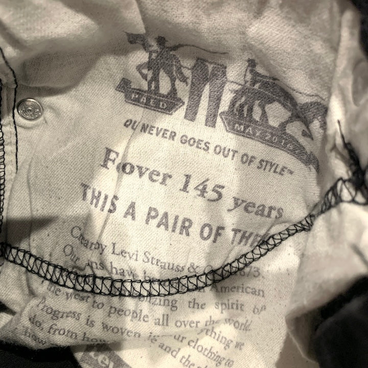リーバイス Levi's 512 デニム ブラック W31 L30 メンズ