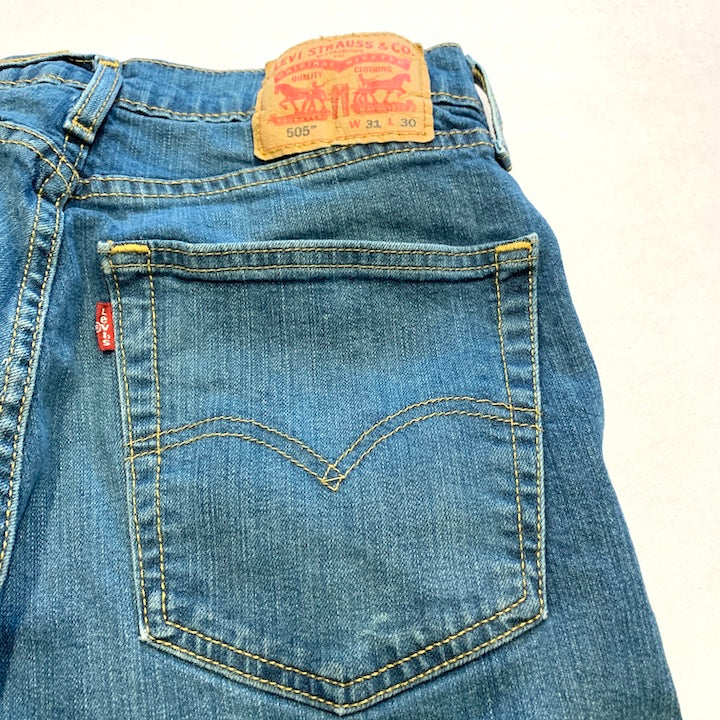 リーバイス Levi's 505 デニム ブルー W31 L30 メンズ