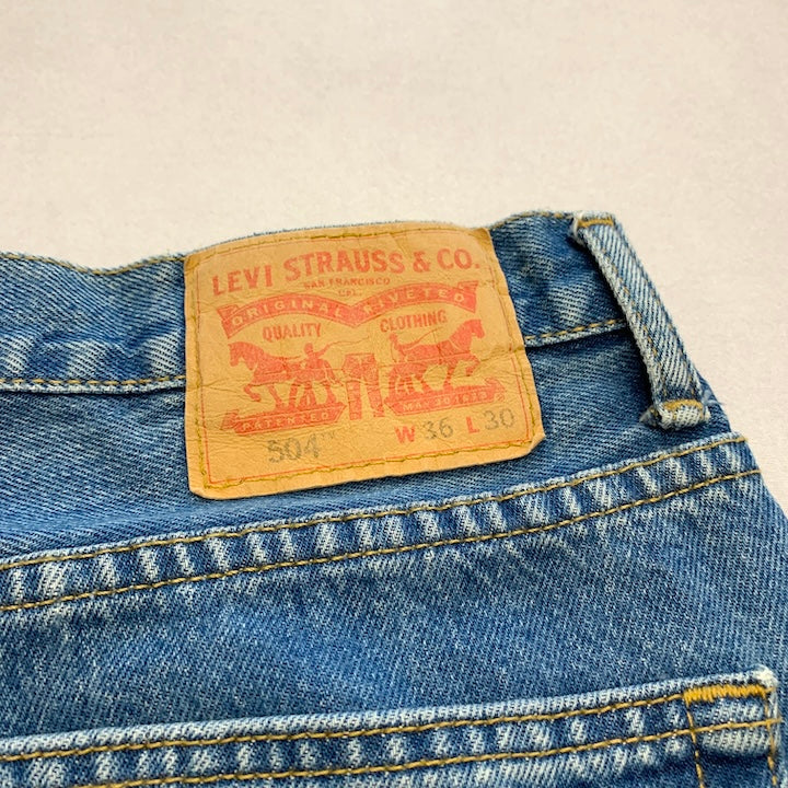 リーバイス Levi's 504 デニム ブルー W36 L30 メンズ