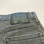 リーバイス Levi's 511 デニム グレー W30 L32 メンズ