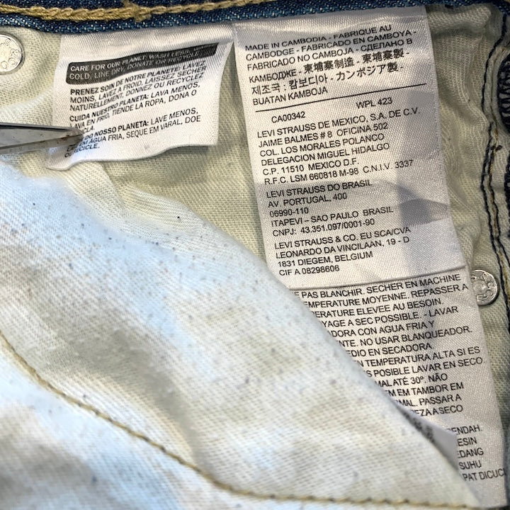 リーバイス Levi's 511 デニム ブルー W29 L32 メンズ