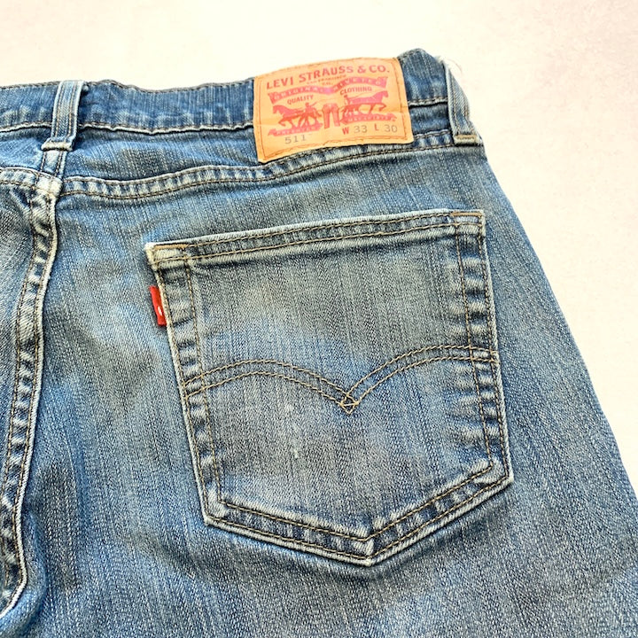リーバイス Levi's 511 デニム ブルー W33 L30 メンズ