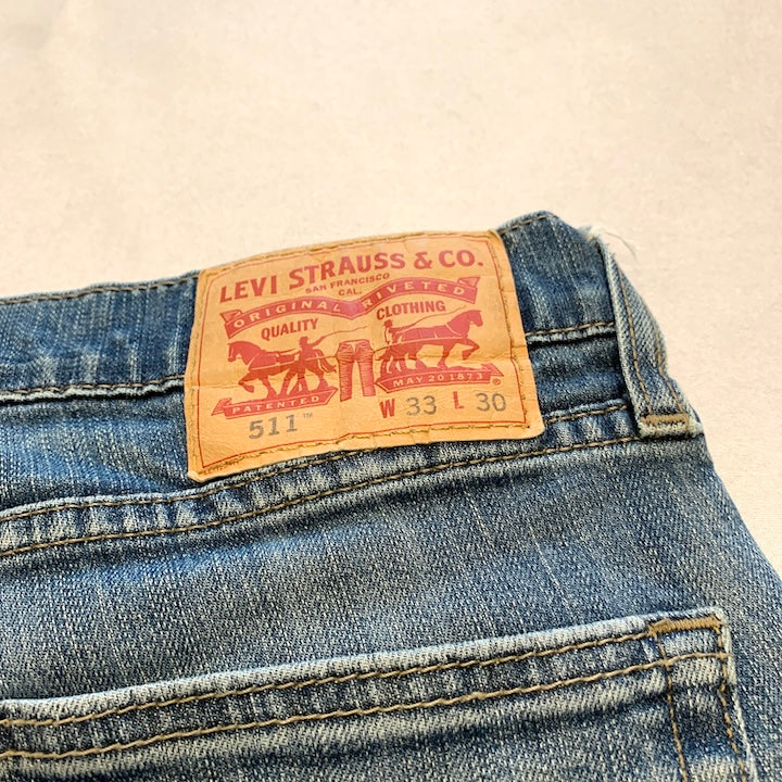 リーバイス Levi's 511 デニム ブルー W33 L30 メンズ
