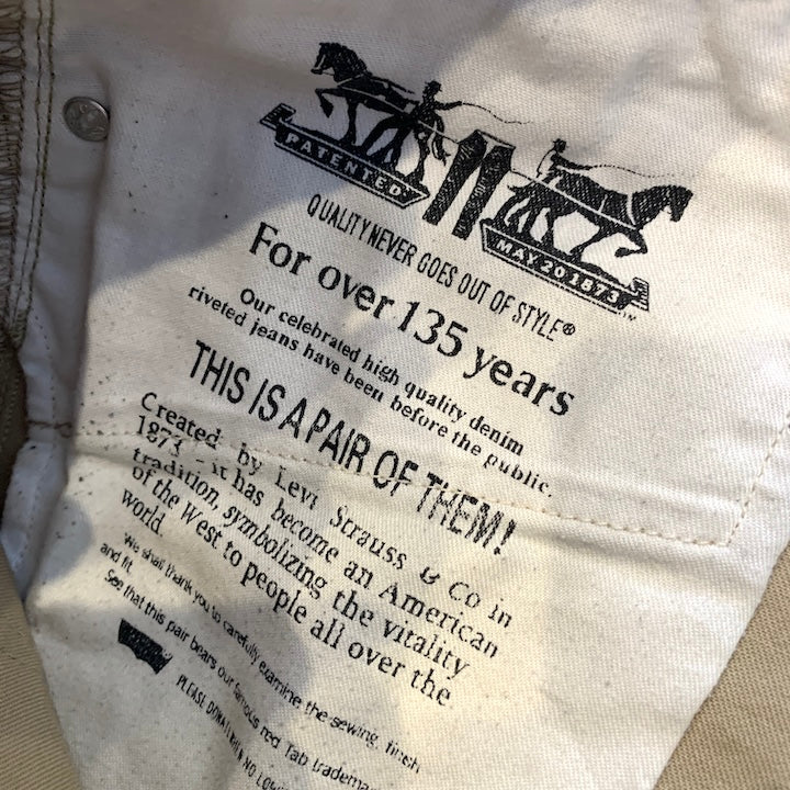 リーバイス Levi's 513 デニム ベージュ W32 L32 メンズ