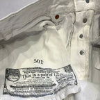 リーバイス Levi's 501 デニム ホワイト W30 L30 メンズ