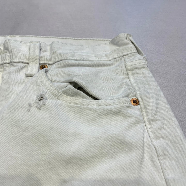 リーバイス Levi's 501 デニム ホワイト W30 L30 メンズ