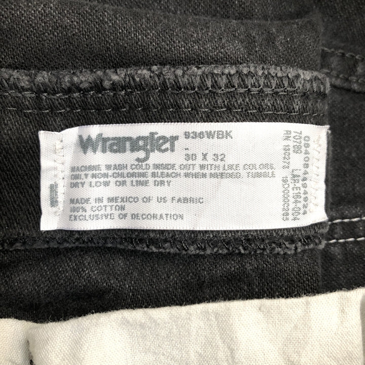 ラングラー Wrangler デニム メキシコ製 ブラック W30 L32 メンズ