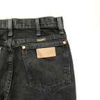 ラングラー Wrangler デニム メキシコ製 ブラック W30 L32 メンズ