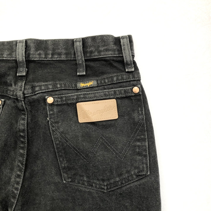 ラングラー Wrangler デニム メキシコ製 ブラック W30 L32 メンズ