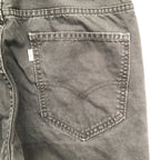 リーバイス 古着 スキニー ブラック W32 L31