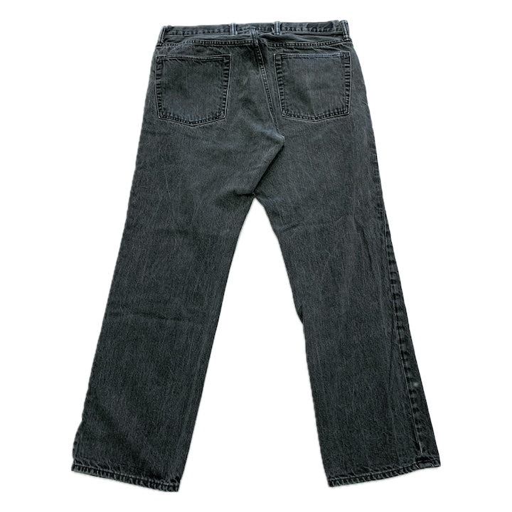 ギャップ 古着 デニム ブラック ストレート W36 L32