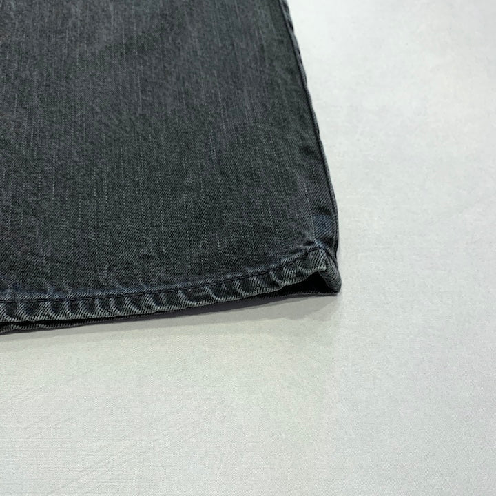 ギャップ 古着 デニム ブラック ストレート W36 L32