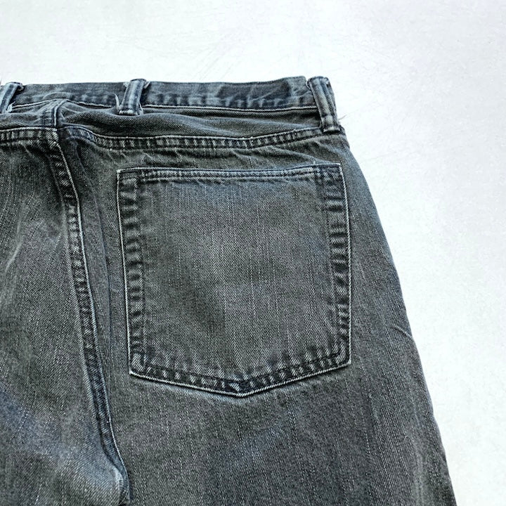ギャップ 古着 デニム ブラック ストレート W36 L32
