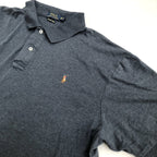 ポロラルフローレン Polo Ralph Lauren 半袖ポロシャツ ネイビー メンズ2XL