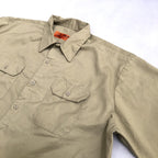 レッドキャップ Red Kap 半袖シャツ ワークシャツ ベージュ 無地 メンズ2XL