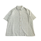 バティックベイ Batik Bay 半袖シャツ チェック グレー メンズ2XL