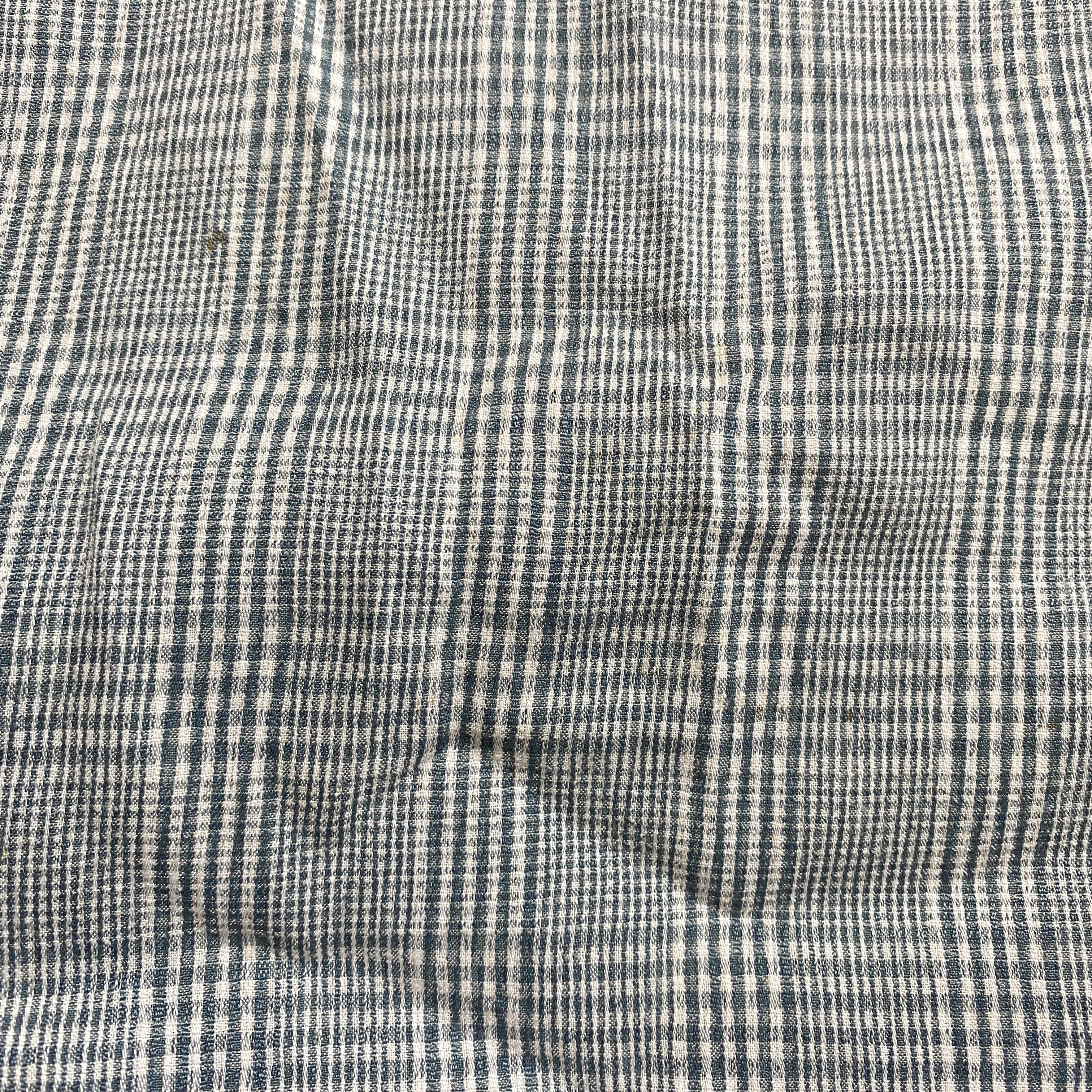 バティックベイ Batik Bay 半袖シャツ チェック グレー メンズ2XL