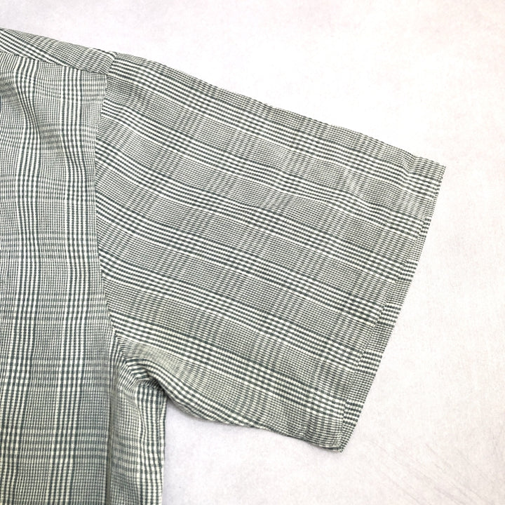 バティックベイ Batik Bay 半袖シャツ チェック グレー メンズ2XL