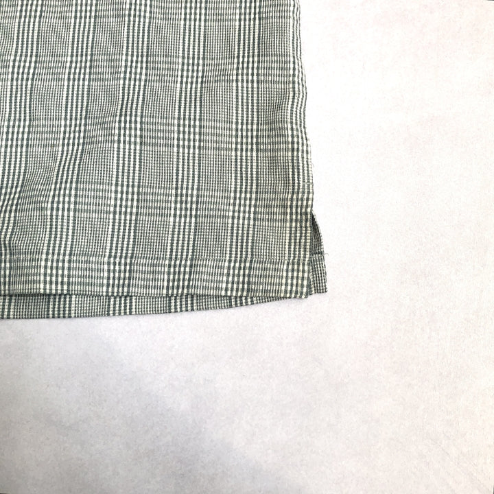 バティックベイ Batik Bay 半袖シャツ チェック グレー メンズ2XL