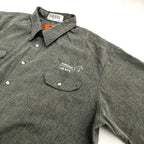 レッドキャップ Red Kap 半袖シャツ ワークシャツ 企業ロゴ ネイビー メンズ4XL