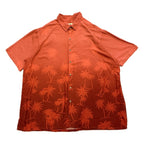 バティックベイ Batik Bay 半袖シャツ アロハシャツ レッド 赤 総柄 メンズXXL