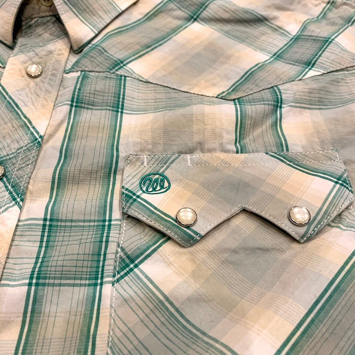 ラングラー Wrangler 半袖シャツ チェック柄 ウエスタン メンズXXL