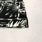 ピューリタン Puritan 半袖シャツ アロハシャツ ブラック 黒 総柄 メンズ3XL