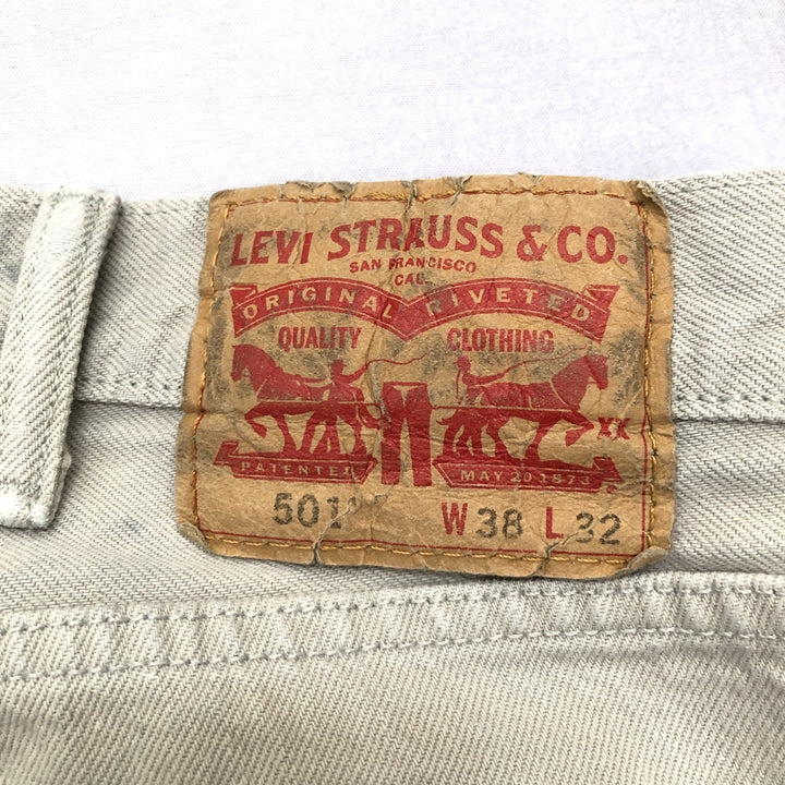 リーバイス Levi's 501 デニム ライトグレー W38 L32 メンズ
