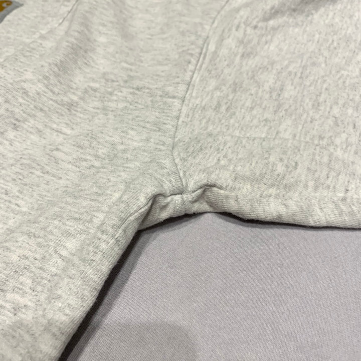 カーハート Carhartt ロンT ヘンリーネック ライトグレー メンズXXL
