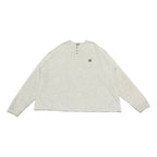 カーハート Carhartt ロンT ヘンリーネック ライトグレー メンズXXL
