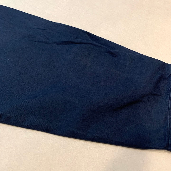 ラルフローレン Ralph Lauren 長袖シャツ ネイビー 刺繍ロゴ メンズXXL