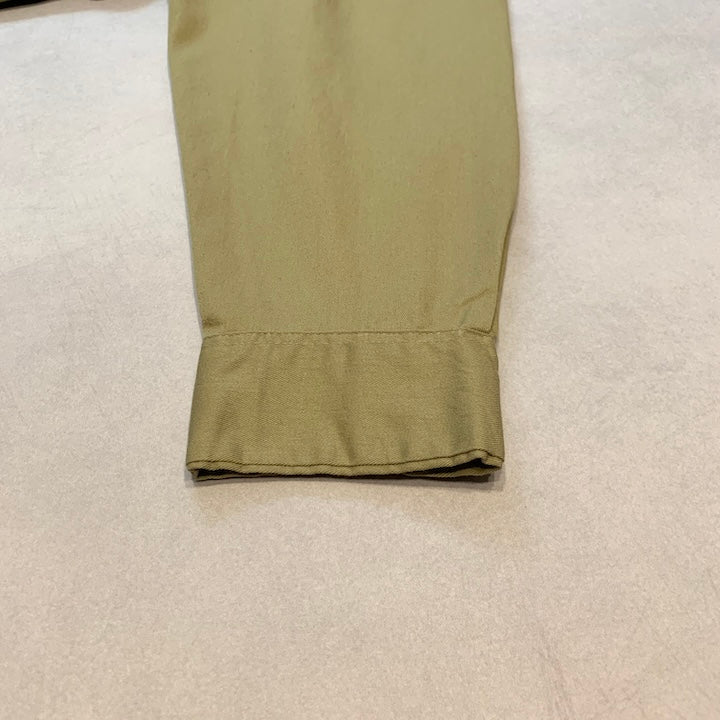 ディッキーズ Dickies 長袖シャツ ワークシャツ ベージュ メンズ3XL