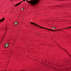 カベラス Cabela's 長袖シャツ ワークシャツ えんじ メンズ3XL