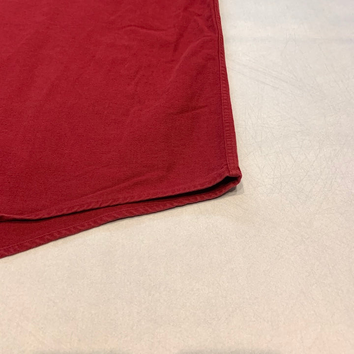 カベラス Cabela's 長袖シャツ ワークシャツ えんじ メンズ3XL