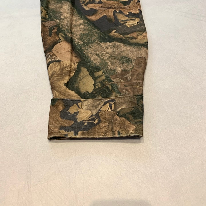 ハンティングスタイル 長袖シャツ USA製 リアルツリー 柄シャツ メンズ2XL