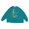ルーニーテューンズ LOONEY TUNES スウェット キャラクター エメラルドグリーン メンズ2XL
