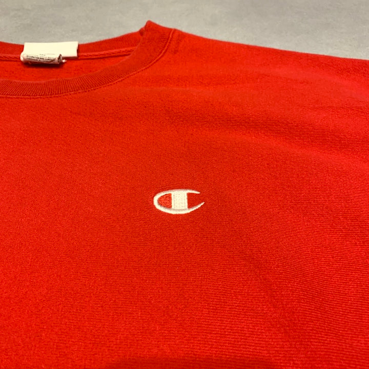 チャンピオン Champion スウェット リバースウィーブ レッド メンズ2XL